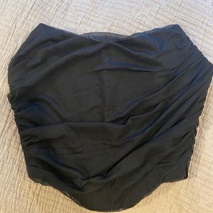 Black corset/ crop top